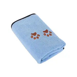 Pet Microfiber Drying Absorbent Great Bathing Grooming Dogs Cats Towel