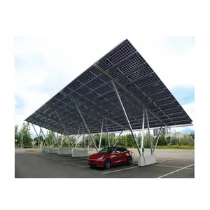 सौर Carport पीवी माउंट सौर कार पार्किंग धमकी देकर मांगने का संरचना सौर एल्यूमीनियम Carport