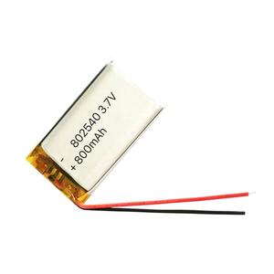 802540 800mAh <strong>3</strong>,7 V single cell quadcopter lithium polymer Ion battery with connector for UPS - Product Image 4