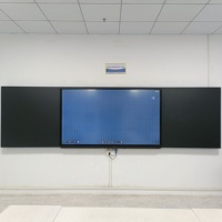 Tableau interactif tactile OPS LED 162 pouces, enregistrable, pour usage scolaire, tablette informatique, écran intelligent 4K 120Hz