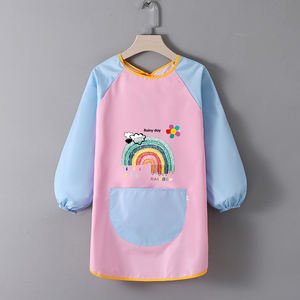 Tablier de cuisine et de dessin imperméable pour enfants, durable, <span class=keywords><strong>pas</strong></span> <span class=keywords><strong>cher</strong></span>, facile à nettoyer, motif personnalisé pour enfants - Product Image 1