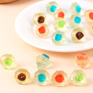 ผู้ผลิตลูกอมกัมมี่จีน ขายส่งขนมหวานรสผลไม้รวมแบบฮาลาล ลูกอมกัมมี่รูปทรงเพชร - Product Image 6