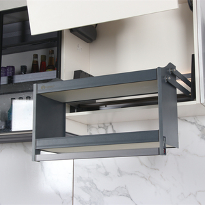 Particle Brand Wholesale Lift <b>Locker</b> Smart Storage Factory Direct Supply Custom Lift Kitchen <b>Cabinet</b> Gray TST Closet Accessories - Product Image 4
