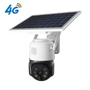 ShireStar HD 4G solar Battery-included PIR Wireless Mini Solar Powered Outdoor Home Security PTZ IP Camera CCTV Camera