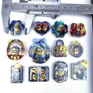 Minions - Cuentas impresas por ambos lados con orificio pasante, serie temática de accesorios, cadena para teléfono móvil, colgante para bolso, DIY - Product Image 3