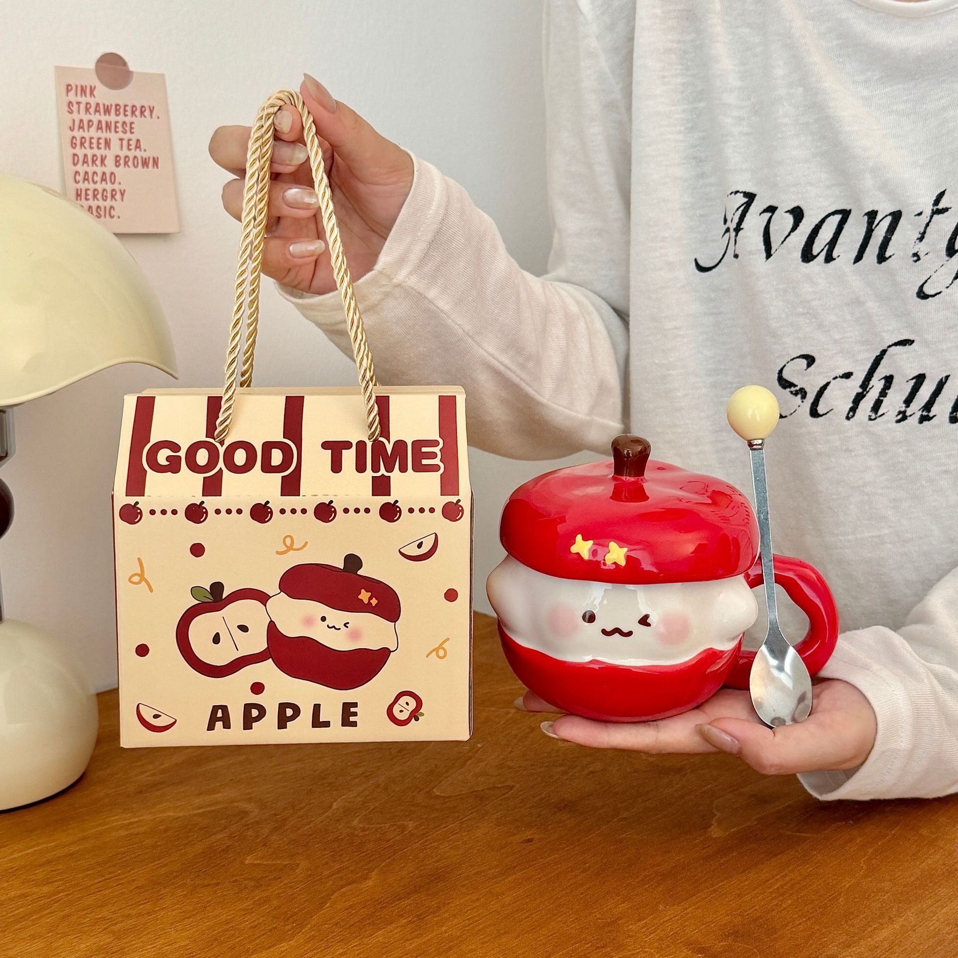 Apple Sprite Cup - Coffret cadeau portable rouge