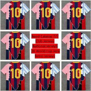 Maglia da Calcio 25/26 <span class=keywords><strong>Messi</strong></span> Solo per Tifosi Nome Personalizzato Maglietta da Calcio Traspirante Antibatterica con Collo a V Manica Corta per Uomo - Product Image 1