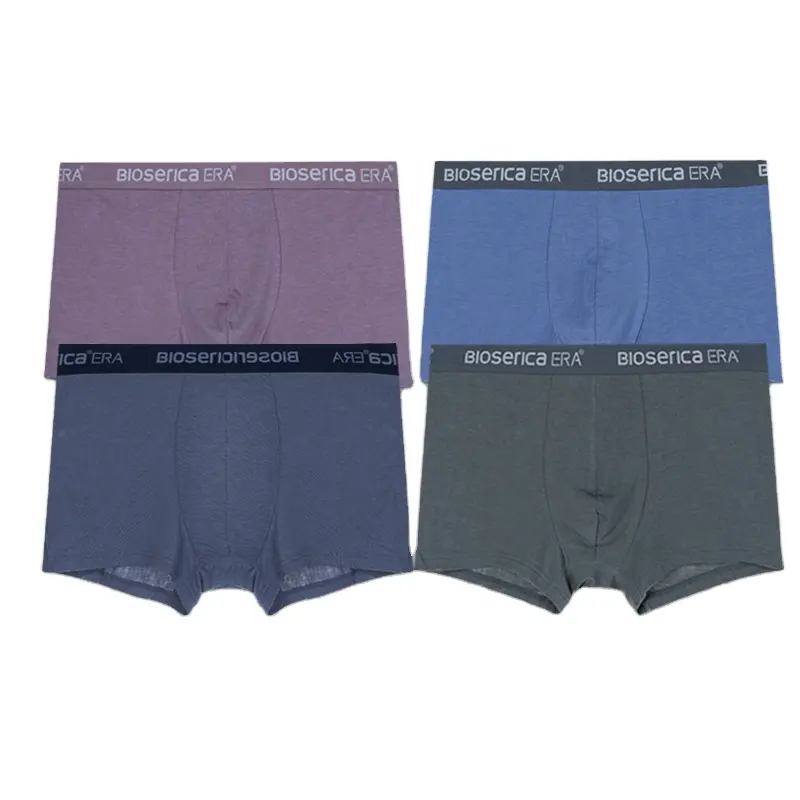 Bioserica Era New Anti-microbial technology 99% Antibacterial Odor-free Men's Colorful Classic Modal Brief Boxer Underwear