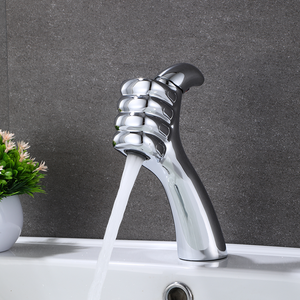 Robinet cascade contemporain Moder Hot-Selling-Poignée de <span class=keywords><strong>pouce</strong></span> unique en forme de mainRobinet de lavabo de salle de bain avec design distinctif - Product Image 6