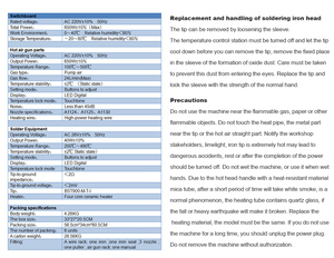 Estación de retrabajo con pantalla Digital DIY 2 en 1, fuente de energía eléctrica, soldador y <span class=keywords><strong>para</strong></span> pistola de calor, 2 en 1 - Product Image 6