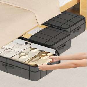 Contenedores organizadores debajo de la cama, bolsa de almacenamiento de ropa de gran capacidad para el hogar y el dormitorio - Product Image 5