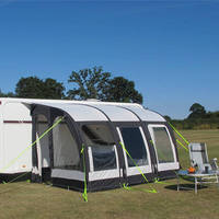 390 Classics Europea 300D Polyester Imperméable Extérieur Gonflable Caravane Auvent Auvent Air avec Tube TPU et Pompe À Main
