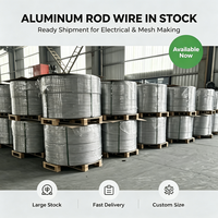 Fil de tiges en aluminium pur de 15 mm, 99,7 % de pureté élevée, haute conductivité, résistant à la corrosion, haute ductilité, facile à étirer et à plier