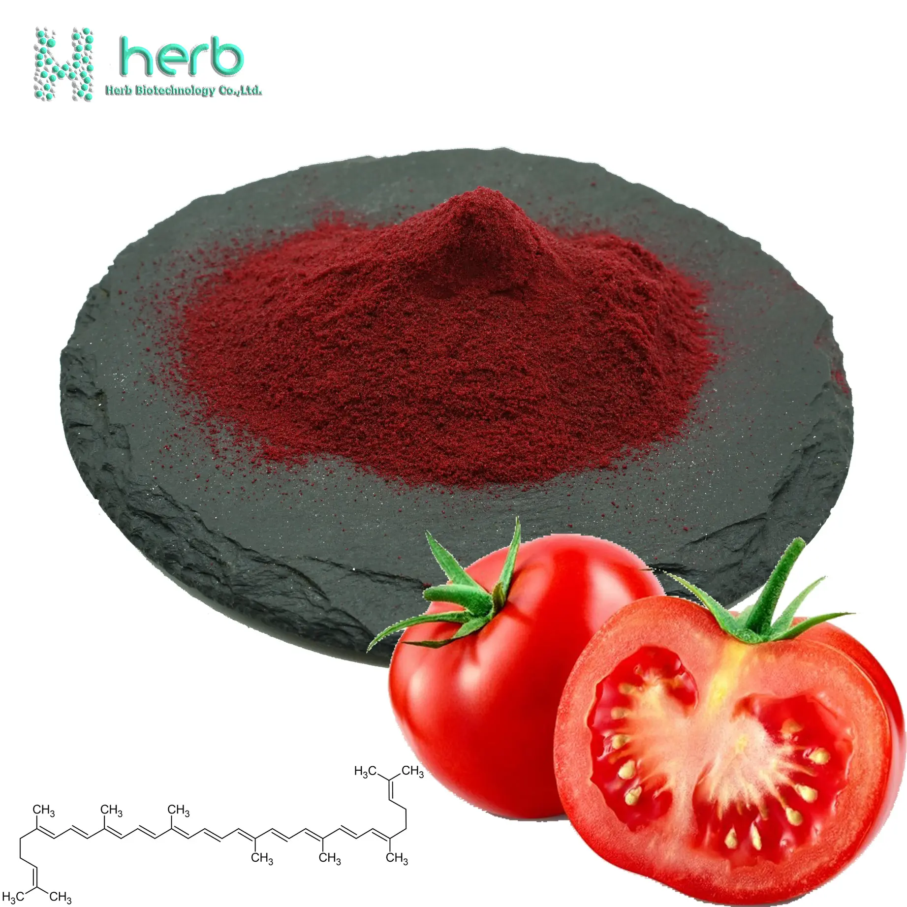 Productos de Salud a granel para la salud, extracto de tomate de Material orgánico de Color rojo oscuro, 5% de polvo de licofeno al 10%, precio bajo