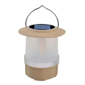 New Solar & Hand-crank Bright Warm White LED Camping <b>Light</b>-Portable IP65 Waterproof Multi-function Emergency Charging Dimmable - Product Image 1