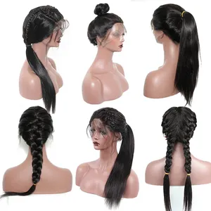 38, 40 дюймов, бесклеящий парик из натуральных волос на шнурках для черных женщин, бестселлер, оптовая продажа, 360 HD прозрачные фронтальные парики
