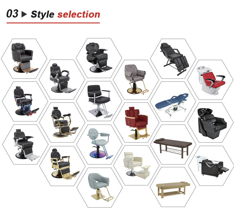 Barber Salon Equipments With Names Beauty Salon Equipment Icons