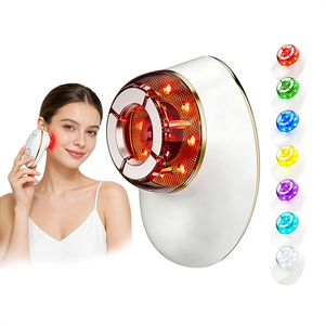 Set <span class=keywords><strong>per</strong></span> Terapia Facciale Elettrica con Coppettazione 3 in 1, Massaggio Gua Sha, 7 Colori, Strumenti di Bellezza <span class=keywords><strong>per</strong></span> Rassodare e Levigare il <span class=keywords><strong>Viso</strong></span> - Product Image 1