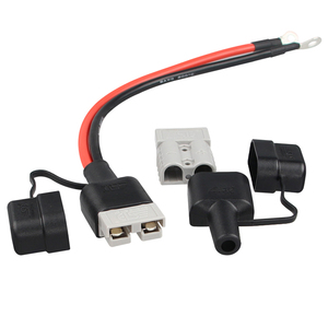 Prix de gros pièces auxiliaires couvercle anti-poussière <span class=keywords><strong>manchon</strong></span> noir <span class=keywords><strong>gaine</strong></span> rouge avec capuchon <span class=keywords><strong>pour</strong></span> connecteur 2 pôles 50A - Product Image 3