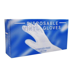 Gants jetables en vinyle, 100 pièces, transparents, pour la beauté et l'usage domestique - Product Image 4