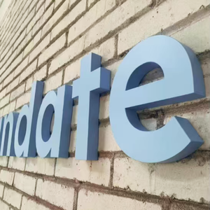 Custom 3D <b>Letters</b> Logo Advertising Sign Stainless Steel Gold Silver Plated Comic Anime Art Decoration for Home Office & Shops - Product Image 1