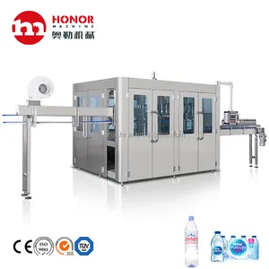 18heads Natural Water Glass Bottle filling bottling and labeling Mechanical price