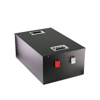 LiFePO4 baterai AGV 12.8 v-72 V 2000 siklus BMS baterai Lithium pintar dapat komunikasi AMR Forklift RV kendaraan listrik