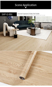 Nouveau rouleau de tapis de sol en <span class=keywords><strong>PVC</strong></span> Texture bois plastique imperméable auto-adhésif tapis de sol pour la <span class=keywords><strong>d</strong></span>écoration intérieure - Product Image 4