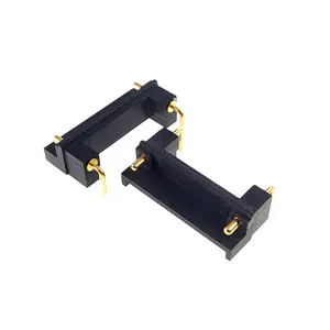 Lâmpada de suplemento angular reto alta corrente, 15a, conector de bateria de lítio NP-F550 f750 f960 fm50/70/90, mola carregada pogo pin