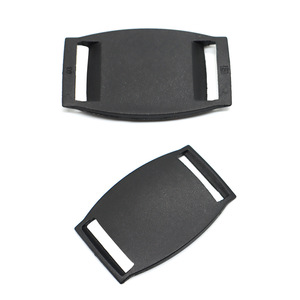 Plastic Lanyard Buckles 19Mm Black Nylon Durable Fasteners For <b>Webbing</b> <b>Strap</b> Accessories - Product Image 1