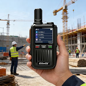 Talkie-walkie POC 4G Binqi BQ-U6-8EN, étanche, portée 5000 km, radio bidirectionnelle, carte SIM, batterie 2500-3000 mAh, portable sans fil - Product Image 4