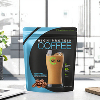 Café glacé Chike Sweet Cream riche en protéines, 2 shots d'espresso, 2 g de sucre, sachet de café en pochette étanche de qualité alimentaire, 20 g de protéines