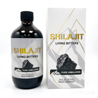 Complément Alimentaire Liquide OEM Shilajit Bitters avec Pur Extrait d'Herbe de Corossol, Graines Noires, Bitters Vivants de Qualité Supérieure pour le Soutien Énergétique