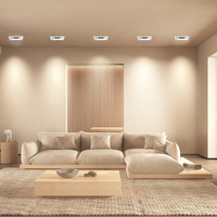 Module LED encastrable anti-éblouissement pour plafond GU10 7W 10W, cadre de spot MR16