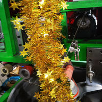 Machine à guirlandes de paillettes à double réservoir et quatre couteaux pour décorations de fête d'anniversaire, de Noël et de mariage - Grande Vente