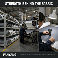 Tissu Hypalon robuste pour conduits de climatisation au sol des aéroports et des avions avec service de découpe, dimensions personnalisées, marque Fanyang