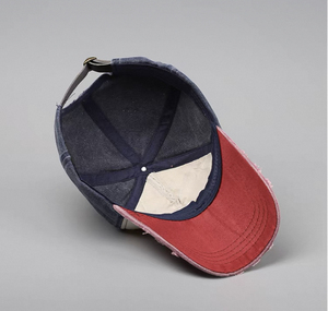 Casquette Trucker Vintage Personnalisée Effet Vieilli Unisexe en Coton avec Broderie Aventure pour Sports de Plein Air – Vente en Gros - Product Image 4