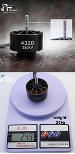 Бесщеточный двигатель PITHRUST 4320 350kv для FPV-дронов 13/15 дюймов, высокомоментный, для тяжелых нагрузок, быстрая доставка за <span class=keywords><strong>3</strong></span> рабочих дня - Product Image 6