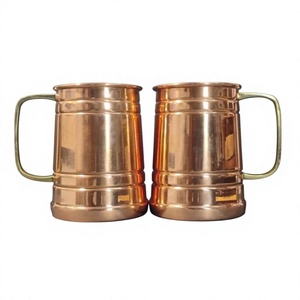 Real Copper Ginger Beer <b>Mugs</b> Set of 2 Dishwasher Safe High Quality Copper <b>Mugs</b> For Drinking Bar Restaurant Supplies - Product Image 1