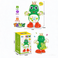 Jouets pour enfants, puzzle éducatif, jeu interactif amusant, cadeau, jouets électriques dansants, grenouille mignonne, animaux avec lumière et musique pour enfants