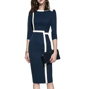 Vestidos de oficina hechos a medida para mujer, trajes de alta calidad para mujer, Formal, Oem, otoño