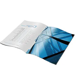 カスタムパンフレットブックレット取扱説明書リーフレットFolleto Plegable Printing Premium Paper Logo Printing Folding Flyer Catalogue