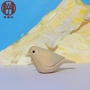 Figurine d'oiseau sculptée en <span class=keywords><strong>bois</strong></span> faite à la main, peinte à la main, art populaire, décoration de table, <span class=keywords><strong>statue</strong></span> <span class=keywords><strong>pour</strong></span> étagère - Product Image 6