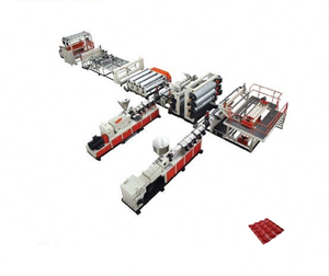 Thiết kế mới PVC + ASA tráng men ngói và tấm lợp đùn dòng nhựa đùn/PVC tấm đùn dòng - Product Image 1