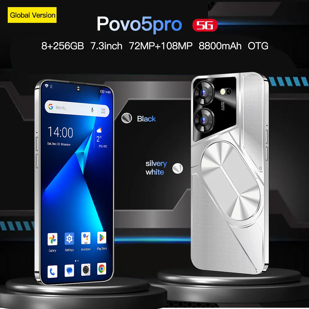 Pova5 Promax celular android smartphone 2024 telefones celulares 5g smartphone