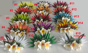 Pince à <span class=keywords><strong>cheveux</strong></span> en soie artificielle KN-hc004m, Design, oiseau du paradis, Plumeria, Festival, épingle à <span class=keywords><strong>cheveux</strong></span> décorative, femmes - Product Image 6