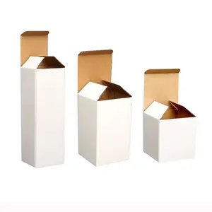 Individuelles Logo handwerk Geschenk Spielzeug Unterhaltungselektronik Produkte wellpappe-Verpackungsbox Versand weiße individualisierte Schachteln