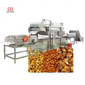 Gelgoog Hạt Hướng Dương Băng Tải Máy Chiên Dây Chuyền Sản Xuất Deoiler Cho Chiên Nuts