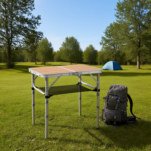Mesa Plegable de Aluminio para Exteriores de 2 pies, Ligera y Portátil, con Asa de Transporte y Altura Ajustable para Camping y Senderismo - Product Image 2
