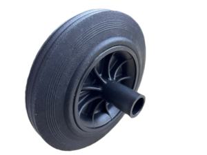 Nouvelle roue de poubelle en acier inoxydable 8 pouces - Product Image 4